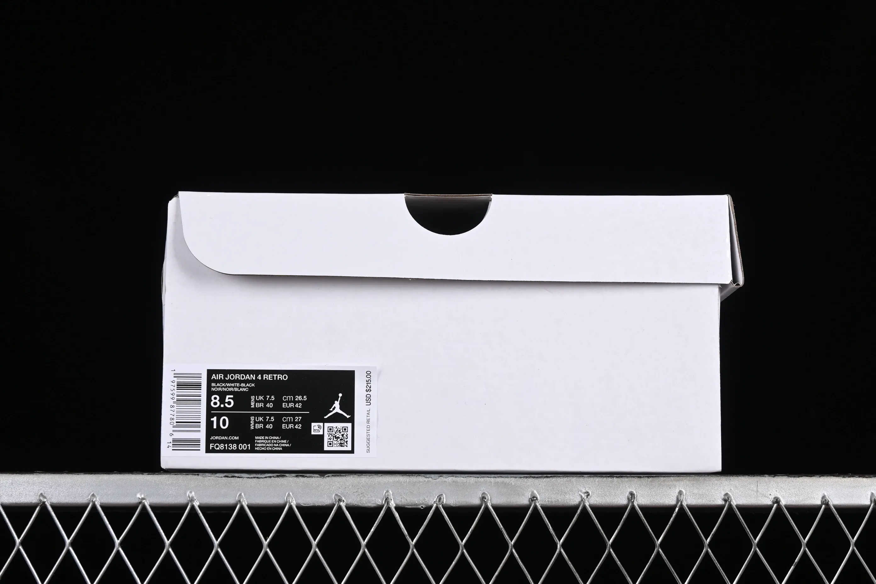 All categories Air Jordan Jordan series basketball shoes Air Jordan 4 Air Jordan 4 Retro "White Thunder" AJ4 Joe 4 White Thunder FQ8138-001